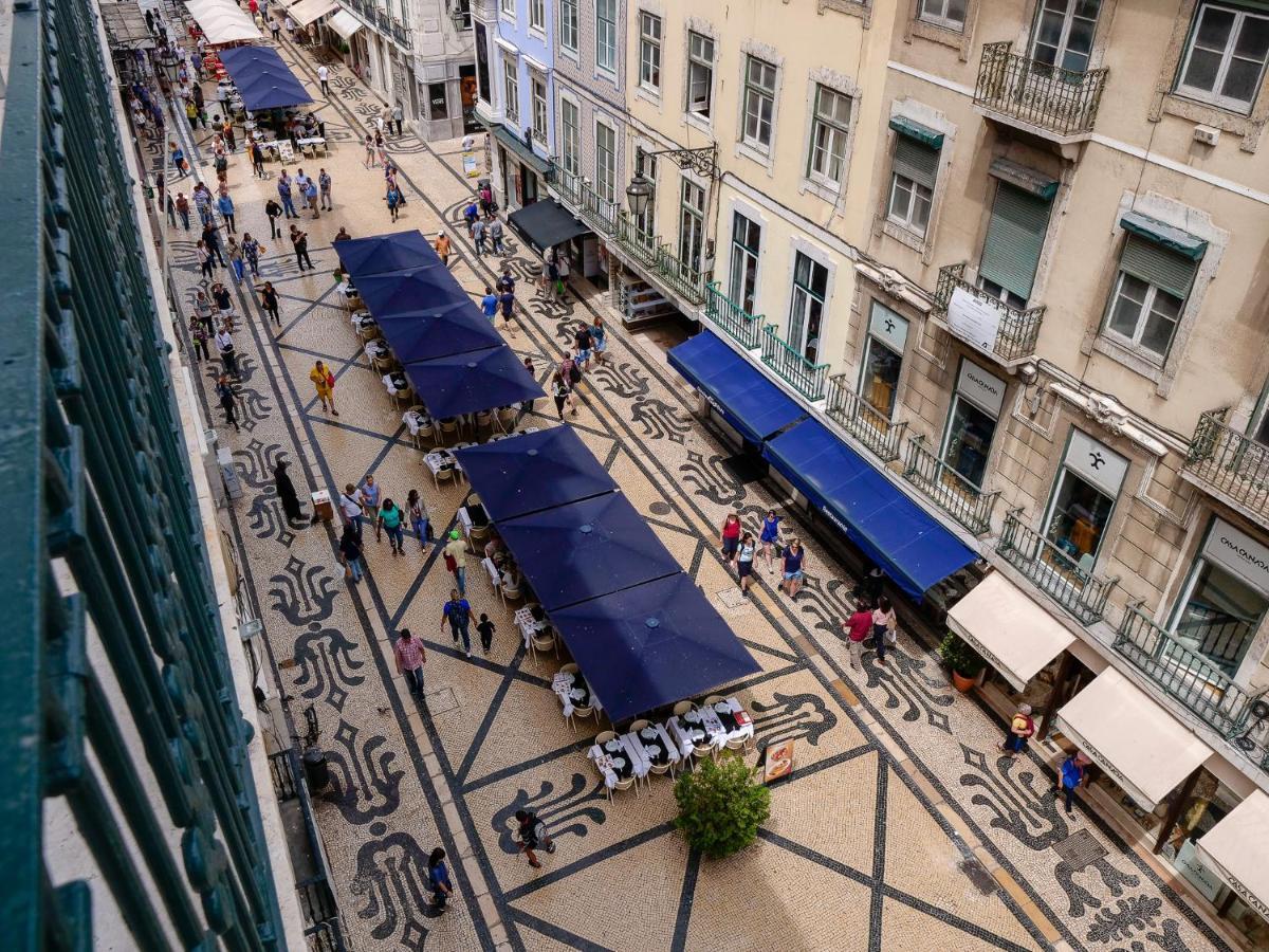 Augusta 229-5E-City Center Apt- Balcony & Elevator Lisbon Bagian luar foto